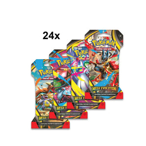 24x Sleeved Mega Evolutions Boosters