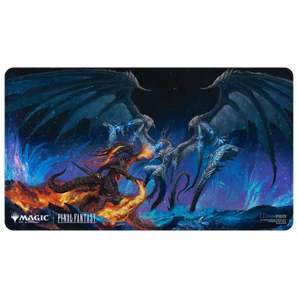 Ultra Pro: Final Fantasy - Bahamut and Ifrit - Holofoil Playmat - Magic: The Gathering