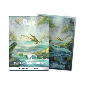 Dragon Shield Misty Rainforest Dual Art Matte Sleeves - Standard Size