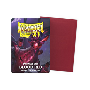 Dragon Shield Blood Red - Matte Sleeves - Japanese Size 60ct