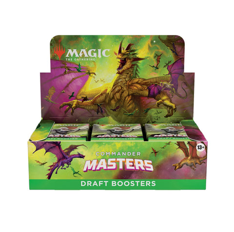 Commander Masters Draft Booster Box Display