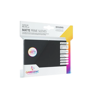 Gamegenic - Matte Prime Sleeves 100ct - Black