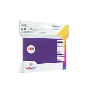 Gamegenic - Matte Prime Sleeves 100ct - Purple