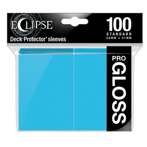 Ultra Pro: Eclipse Gloss Standard Sleeves - Sky Blue