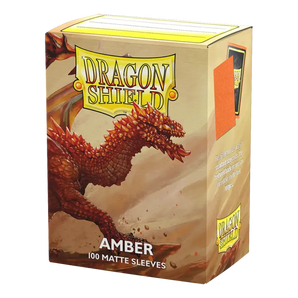 Dragon Shield  Amber - Matte Sleeves - Standard Size 100ct
