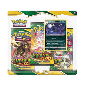 Evolving Skies Umbreon 3-Pack Blister