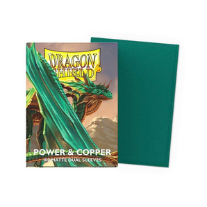 Dragon Shield Power & Copper - Matte Dual Sleeves - Standard Size 100ct