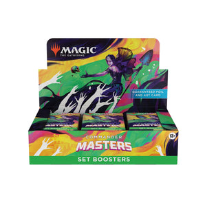 Commander Masters Set Booster Box Display