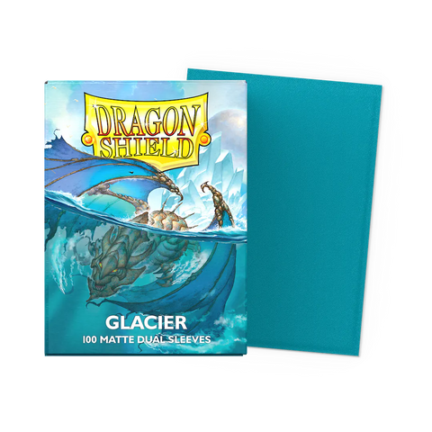 Dragon Shield Glacier - Dual Matte Sleeves - Standard Size 100ct