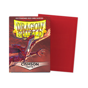 Dragon Shield Crimson - Matte Sleeves - Standard Size 100ct