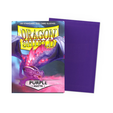 Dragon Shield - Purple - Matte Sleeves - Standard Size 100ct