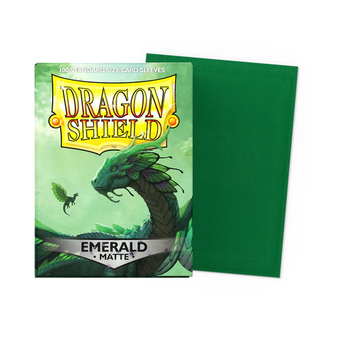 Dragon Shield Emerald - Matte Sleeves - Standard Size 100ct