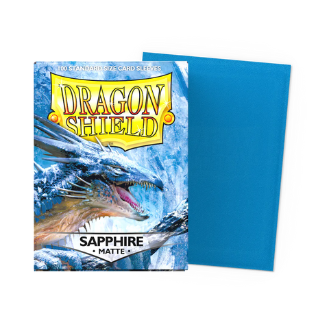 Dragon Shield Sapphire - Matte Sleeves - Standard Size 100ct