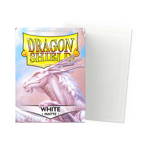 Dragon Shield White - Matte Sleeves - Standard Size 100ct