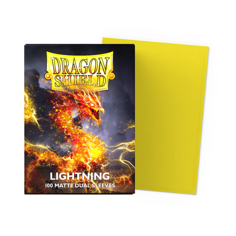 Dragon Shield Lightning - Dual Matte Sleeves - Standard Size 100ct
