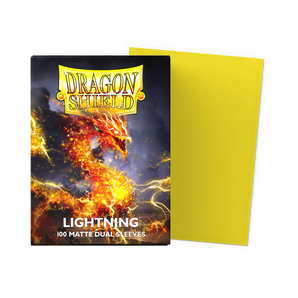 Dragon Shield Lightning - Dual Matte Sleeves - Standard Size 100ct