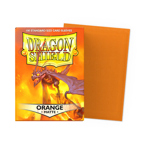 Dragon Shield Orange - Matte Sleeves - Standard Size 100ct