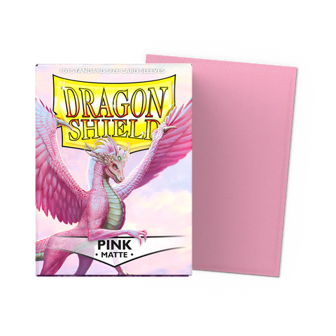 Dragon Shield Pink - Matte Sleeves - Standard Size 100ct