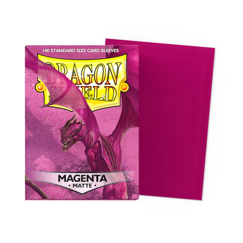 Dragon Shield Magenta - Matte Sleeves - Standard Size 100ct