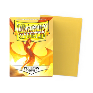 Dragon Shield Yellow - Matte Sleeves - Standard Size 100ct