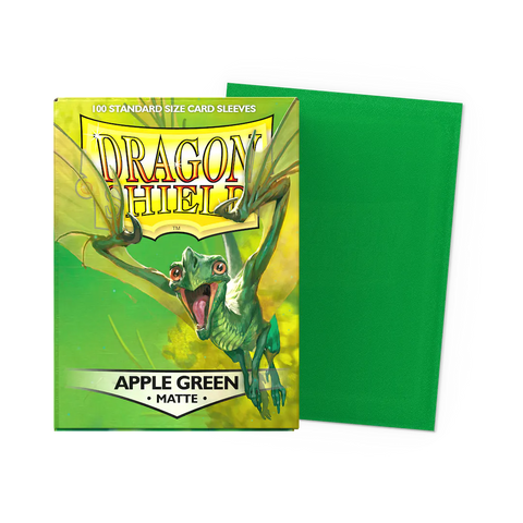 Dragon Shield Apple Green - Matte Sleeves - Standard Size 100ct