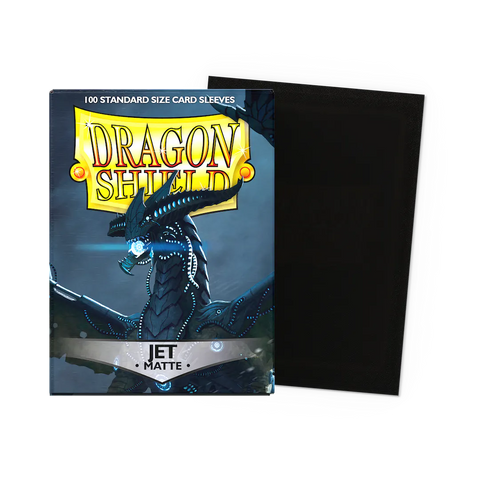 Dragon Shield - Jet - Matte Sleeves - Standard Size 100ct