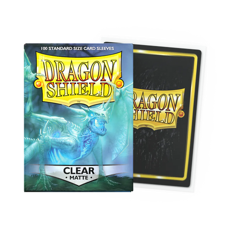 Dragon Shield Clear - Matte Sleeves - Standard Size 100ct