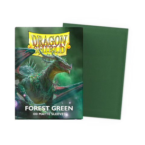 Dragon Shield - Forest Green - Matte Sleeves - Standard Size 100ct