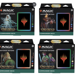 Lord of the Rings: Tales of Middle Earth - Commander Deck sæt (Alle 4) - MtgwebshopDK