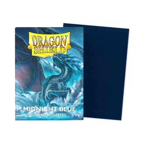 Dragon Shield - Midnight Blue - Matte Sleeves - Standard Size 100ct