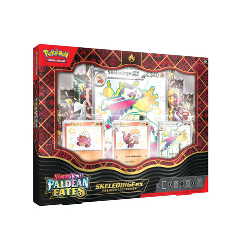 Pokemon: Paldean Fates Premium Collection - Shiny Skeledirge ex (Forudbestilling)