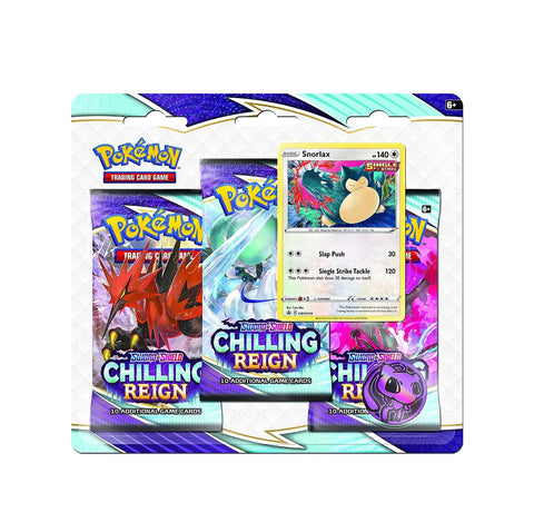 Chilling Reign 3-Pack Blister: Snorlax