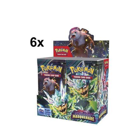 6x Twilight Masquerade Booster Box - Pokemon