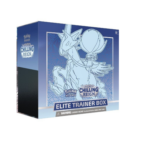 Pokemon Sword & Shield 6 Chilling Reign Elite Trainer Box - Blå - MtgwebshopDK